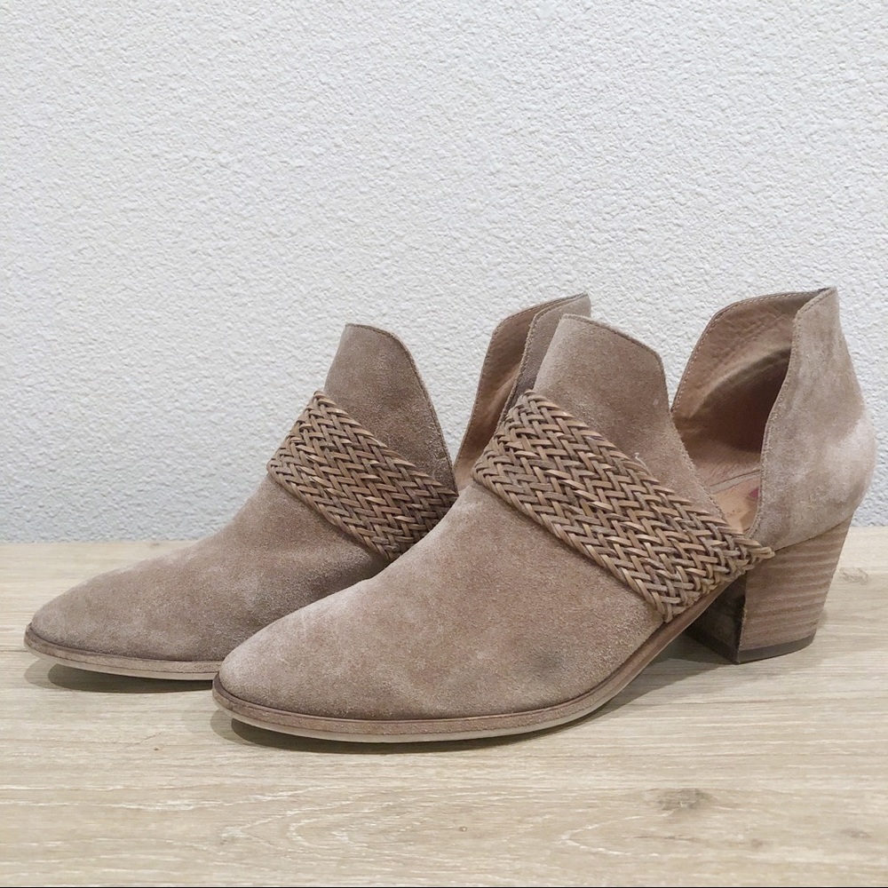 Elaine Turner Suede Leather Ankle Boots 9.5 - Picture 3 of 8